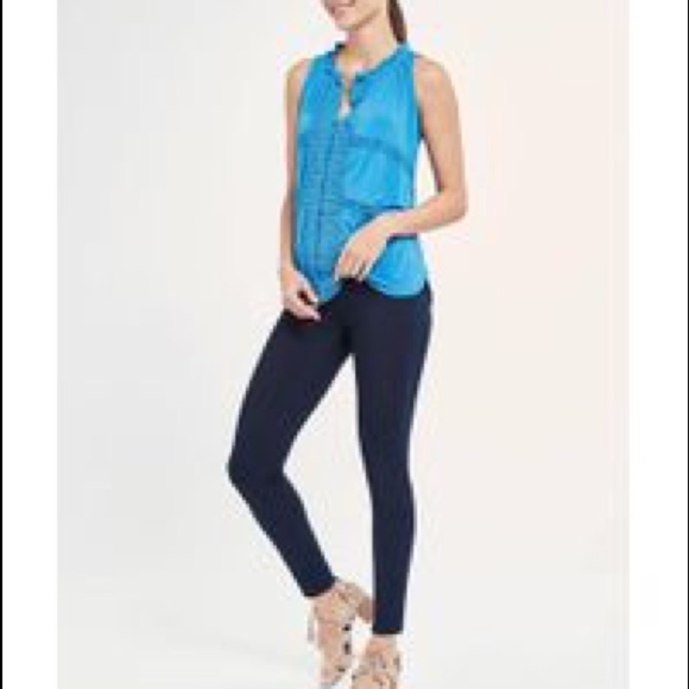 ELIE TAHARI WEDGEWOOD BLUE TOP - Picture 7 of 7